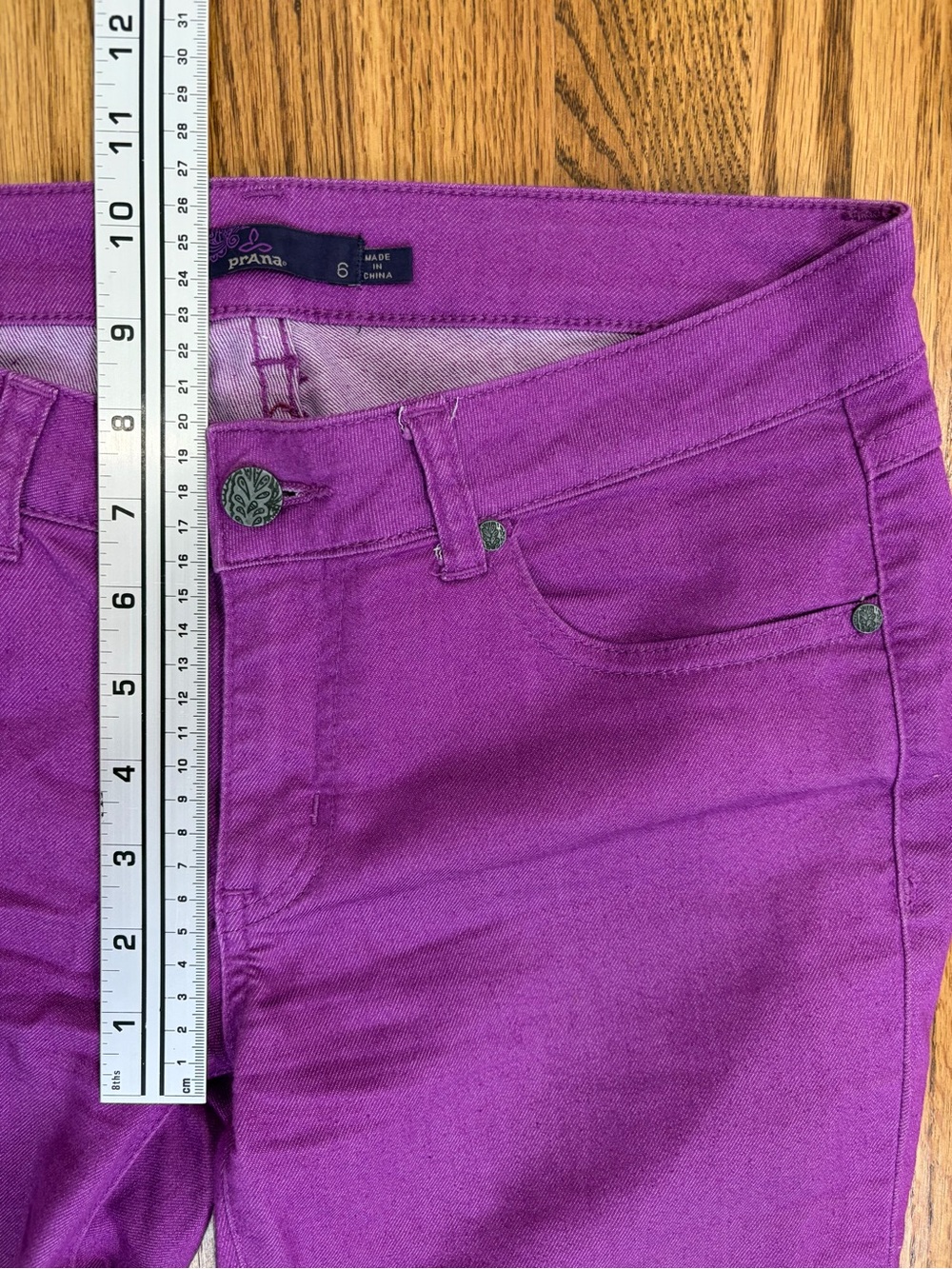 prAna Purple Slim/Skinny Fit Jeans (6) - Picture 6 of 8